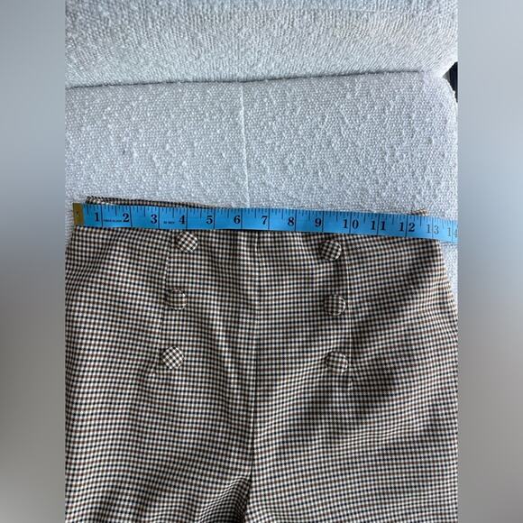 MAJORELLE Arlana Pant in Brown Check Size XS - Picture 8 of 12